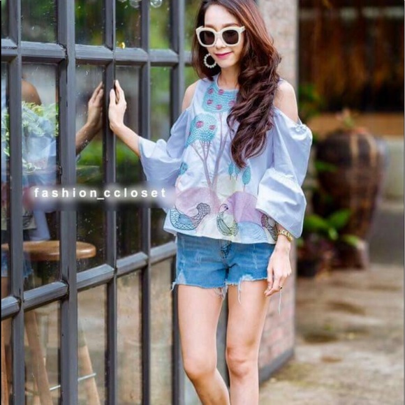 LIKED NEW!! Beautiful blouse Bohemian Style🎀 - Picture 2 of 5